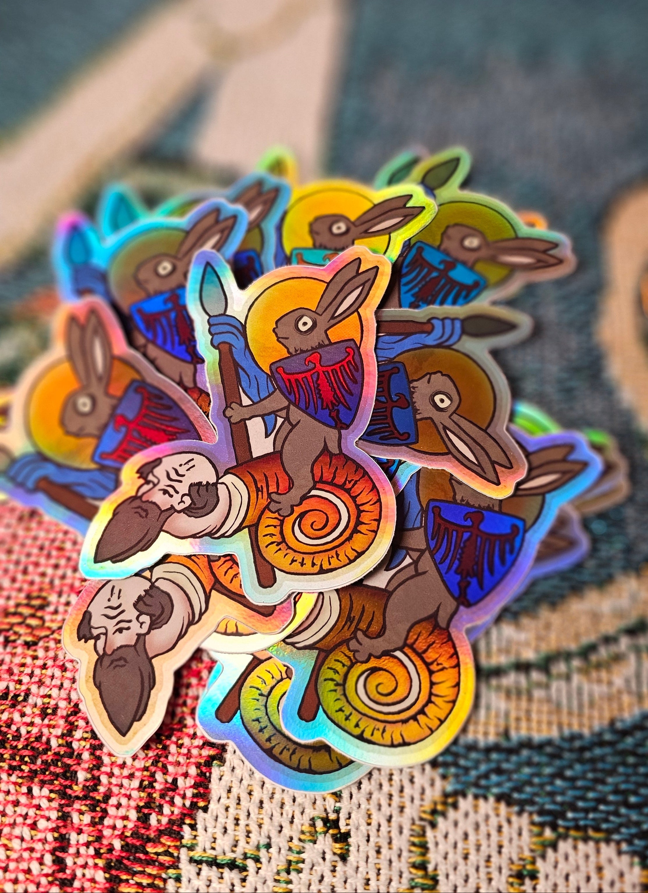 Holographic Marginalia Stickers