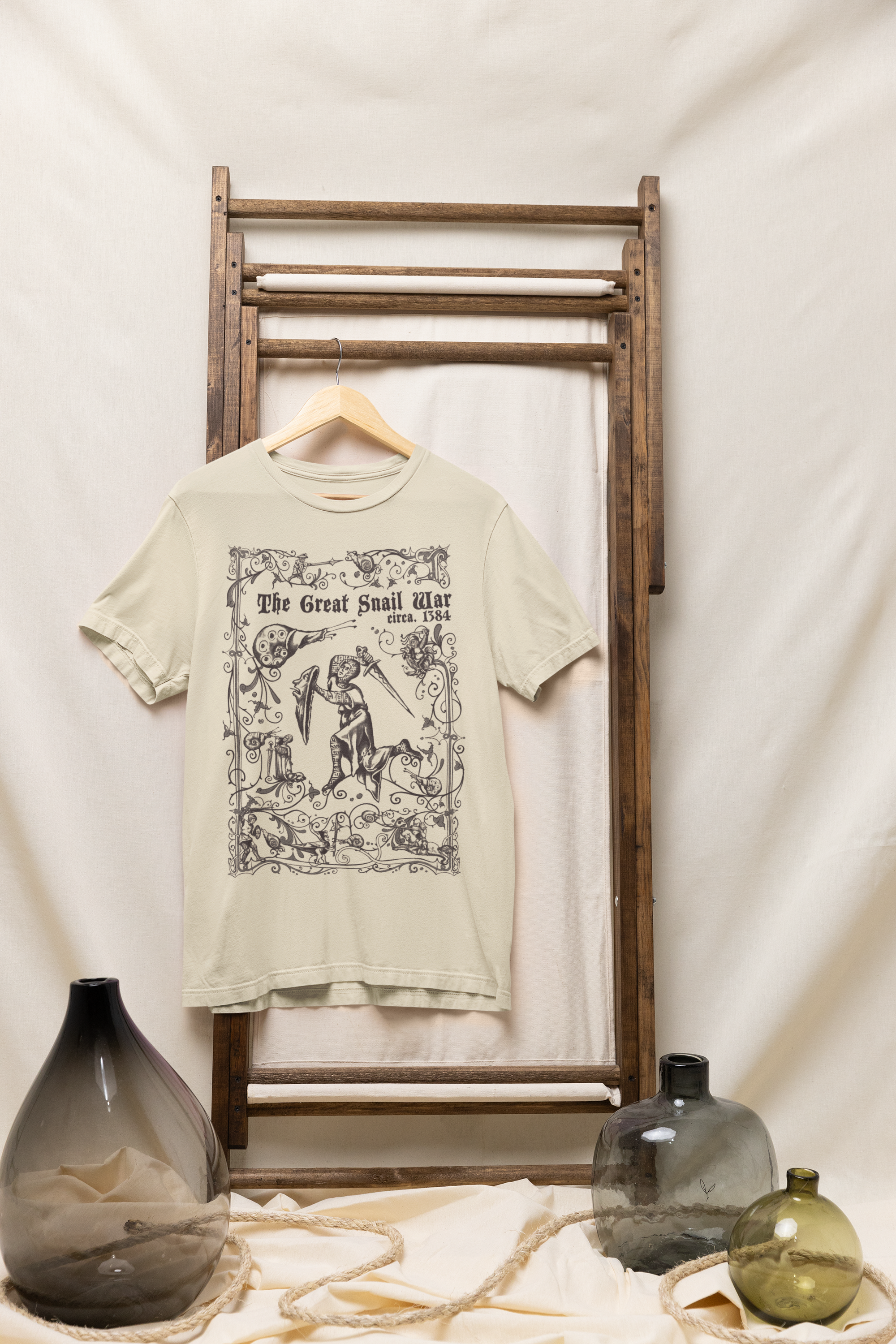 Marginalia T-Shirt - The Great Snail War