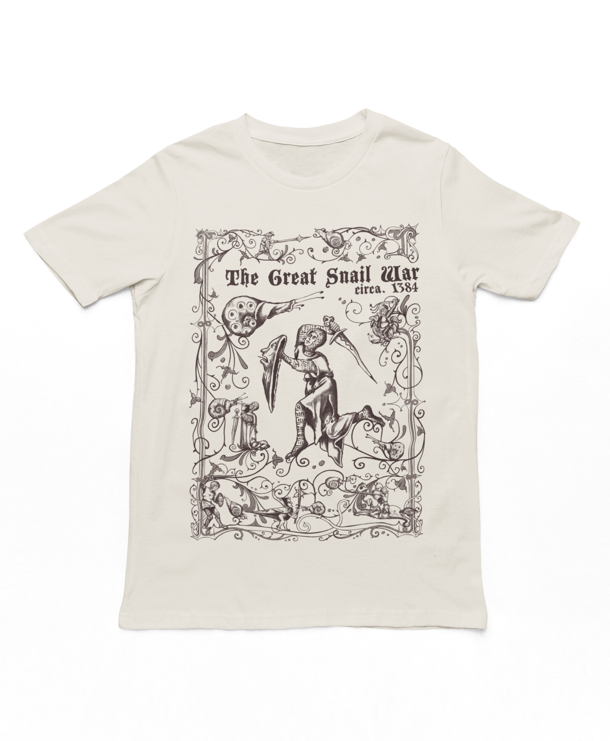 Marginalia T-Shirt - The Great Snail War